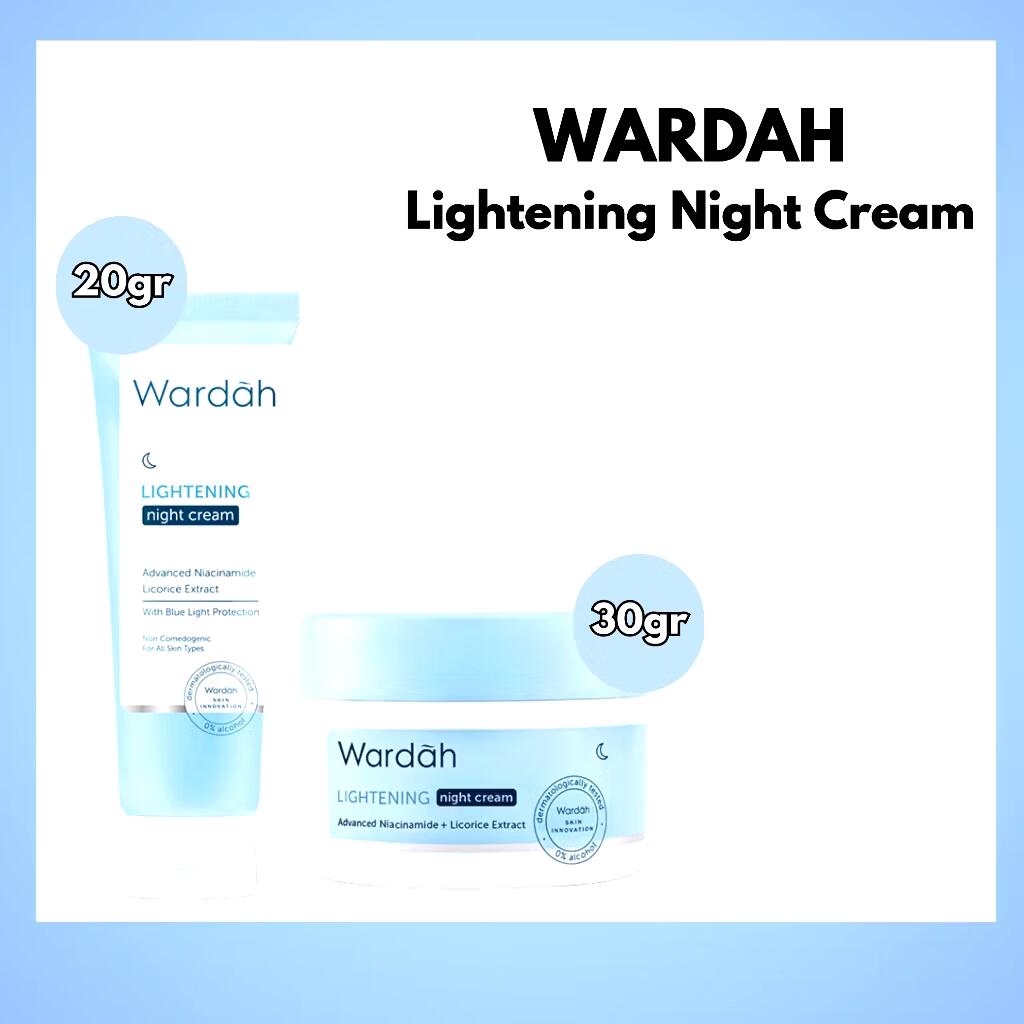 Review Jujur Wardah Lightening Night Cream, Murah Dan Mencerahkan