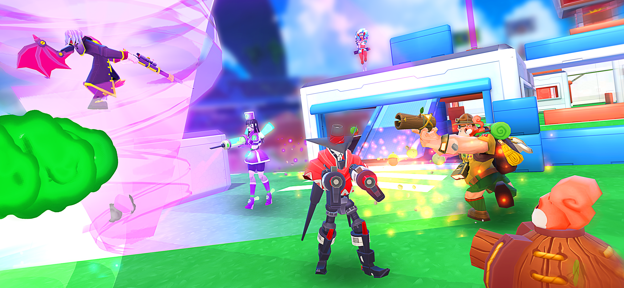 FRAG Pro Shooter Mod APK Unlock All Characters Unlimited Money And Gems
