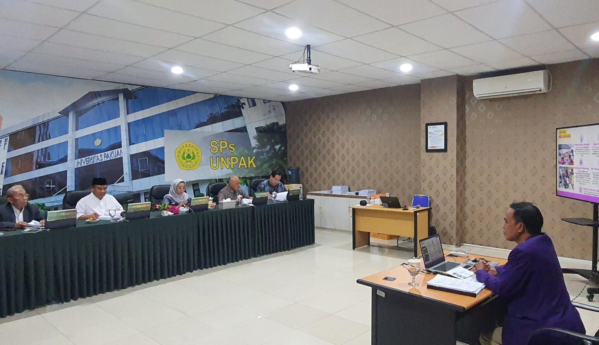 Mahasiswa S3 Unpak Siap Raih gelar Doktor Manajemen Pendidikan Bidang Taman Bacaan