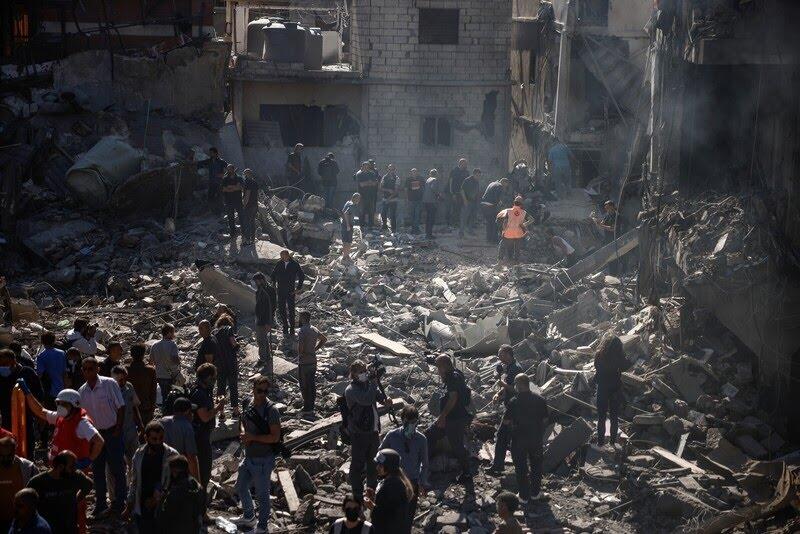 Israel Menggila Bombardir Beirut Habis-habisan Semalaman, 18 Tewas
