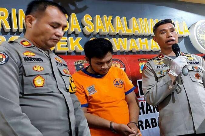Jambret Kalung Kambuhan Surabaya Dihajar Massa