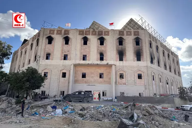 MER-C Klarifikasi: Kabar RS Indonesia di Gaza Dibakar Israel Ternyata Hoaks
