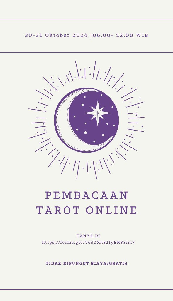 PEMBACAAN TAROT ONLINE GRATIS! DAFTAR SEKARANG!