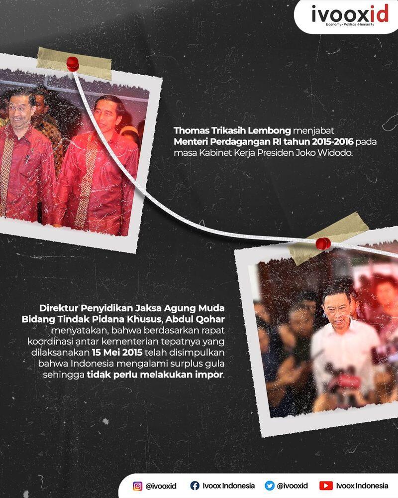 Kronologi Kasus yang Menjerat Thomas Lembong