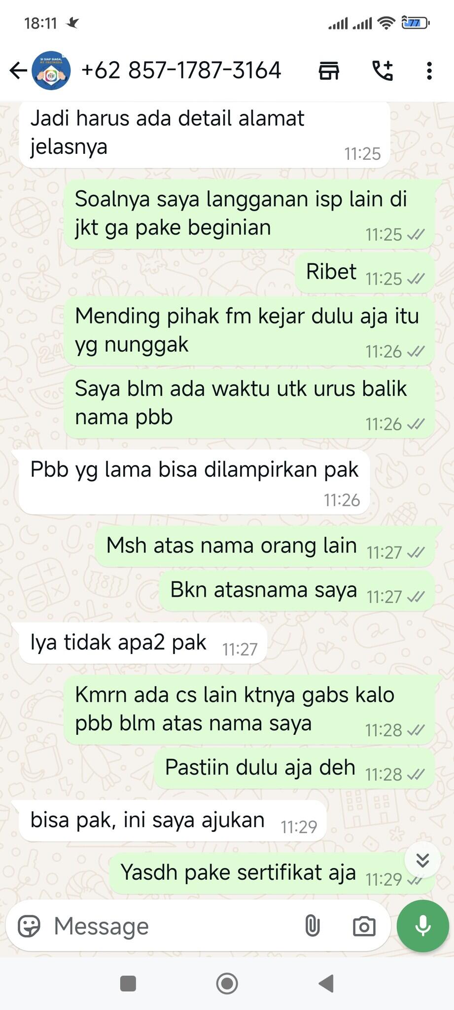 Ingin berlangganan FirstMedia dipersulit
