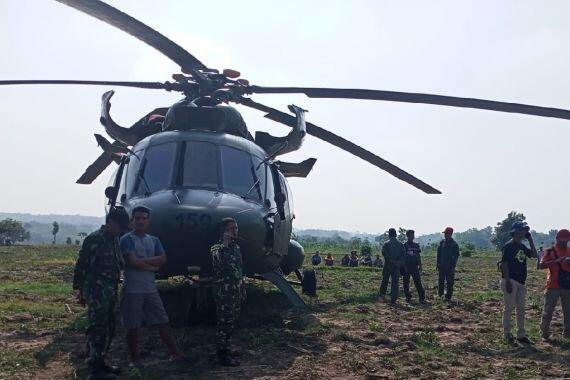 Alami Kebocoran Oli, Helikopter Mi-17 TNI AD Mendarat Darurat di Blora