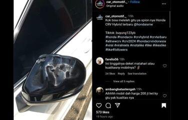 Update Soal Video Spion Honda CR-V Meleleh