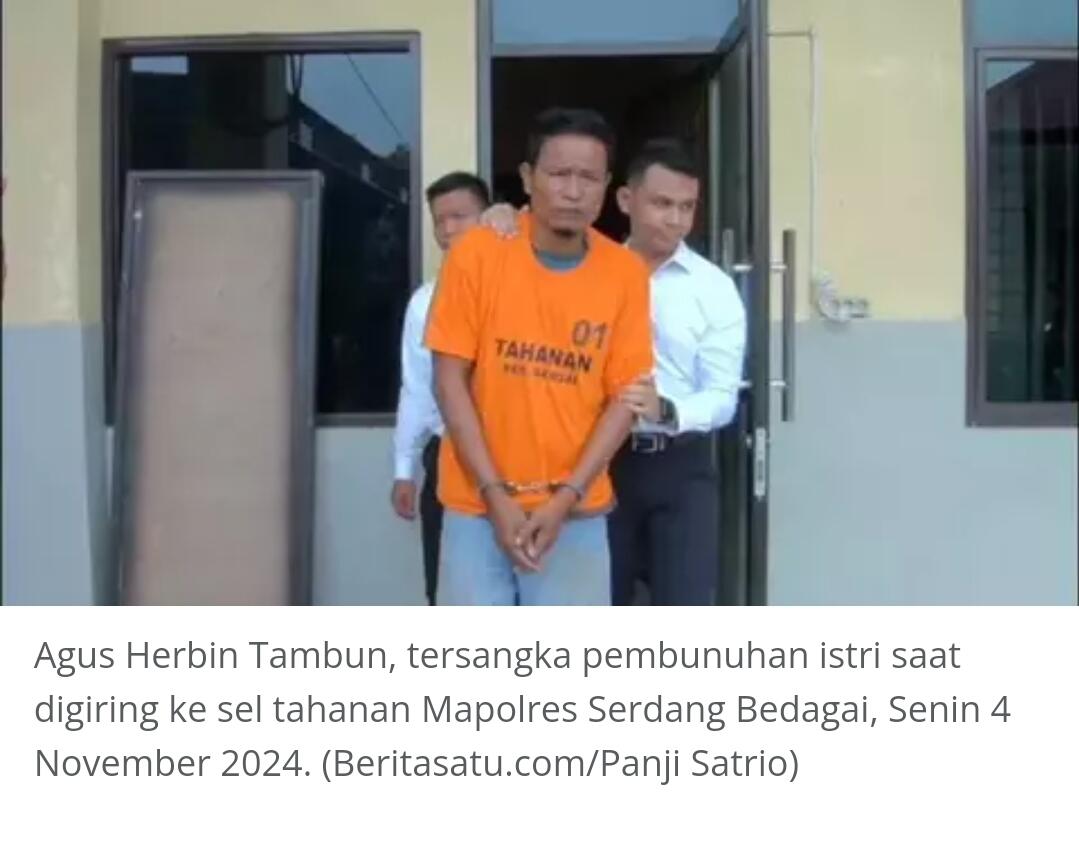 Live di Facebook Saat Karaoke, Istri Tewas Ditikam Suami di Serdang Bedagai