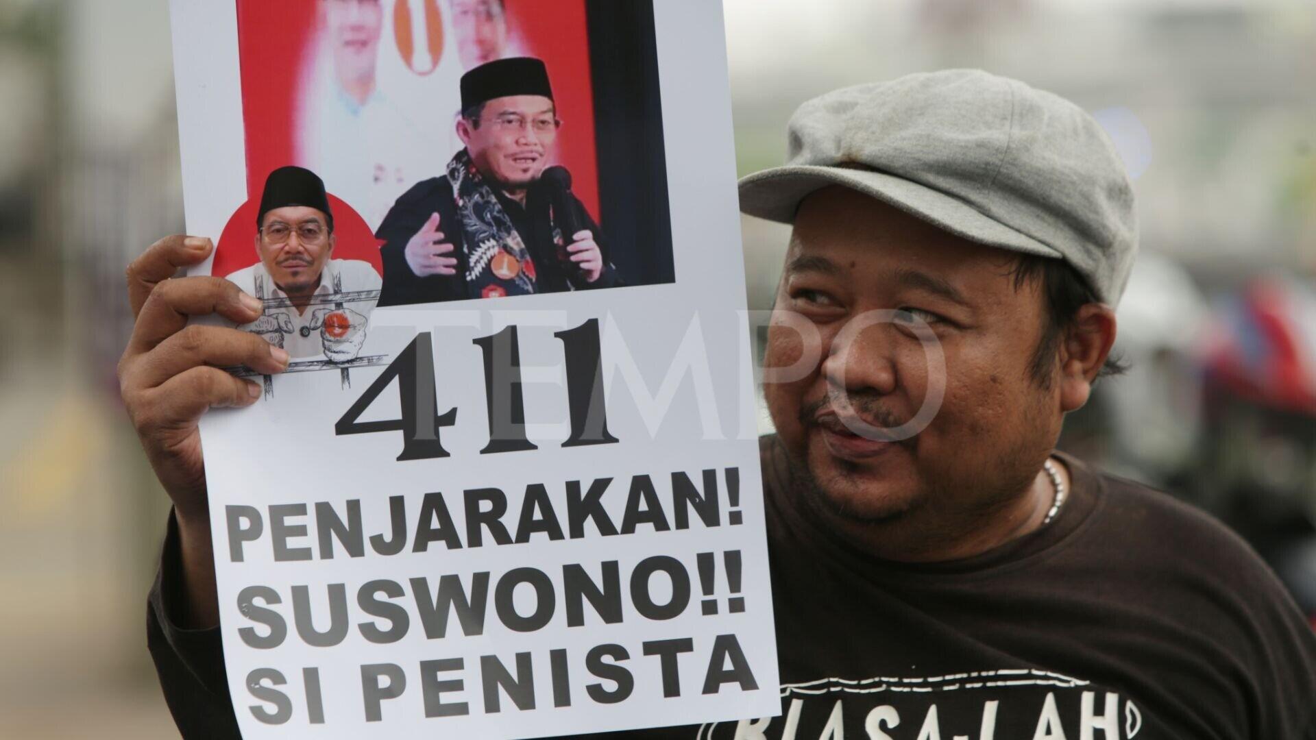 2 Aksi 411 Hari Ini, Tuntut Proses Hukum Suswono dan Fufufafa