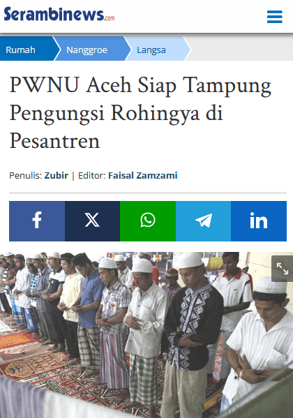 Pemkot Lhokseumawe: Jangan Bawa Pengungsi Rohingya ke Sini!