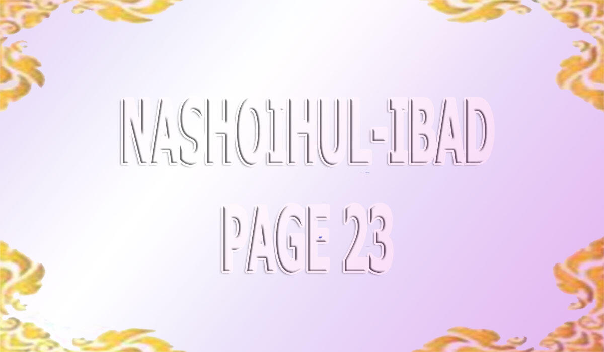 (Nasionalisme 2.0) NKRI : SILIHWANGI/SILIH WAWANGI = NASHOIHUL IBAD PAGE 23