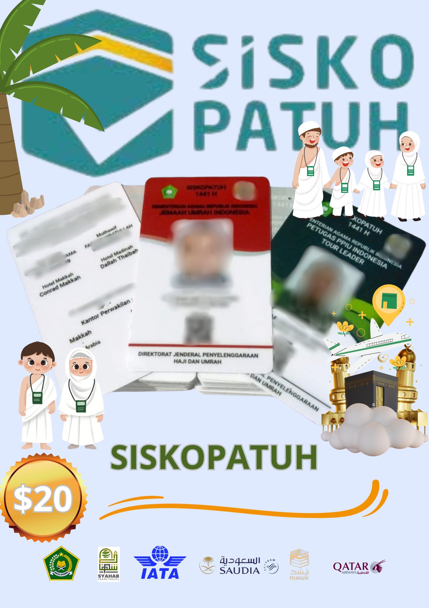 Jual ID Card Siskopatuh Resmi PPIU Untuk Syarat Umroh Mandiri