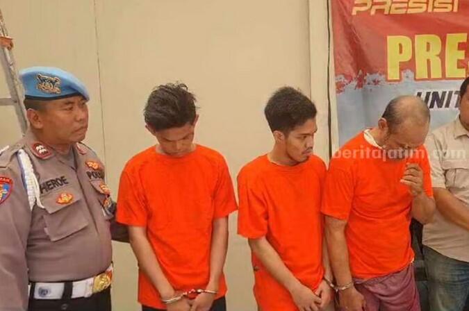 6 Hari, Polsek Sukolilo Tembak 3 Kaki Bandit Curanmor Surabaya