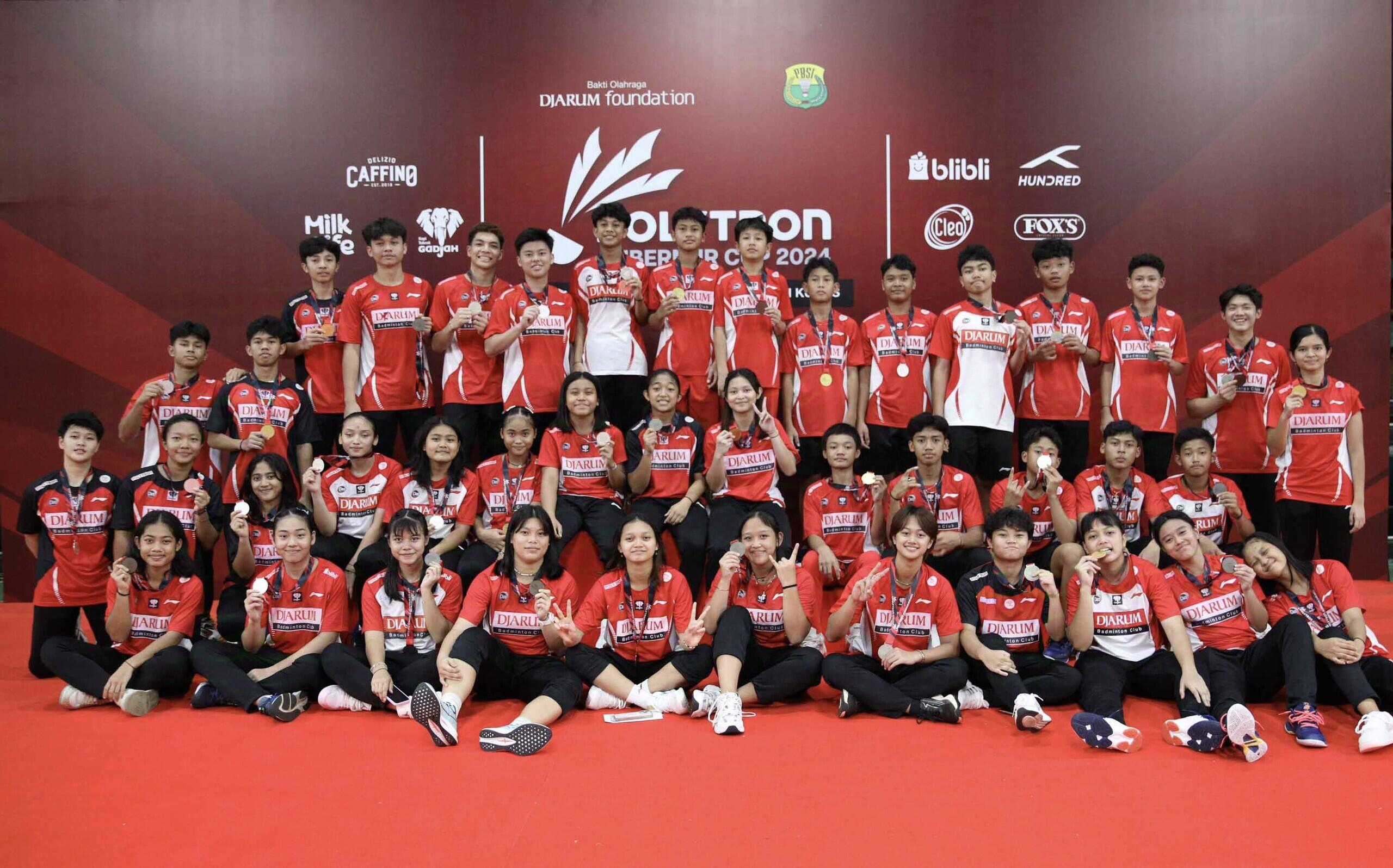 PB Djarum Pertahankan Gelar Juara Umum Polytron Gubernur Cup 2024