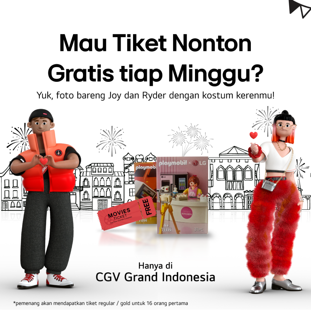 Mau Tiket Nonton Gratis Tiap Minggu?