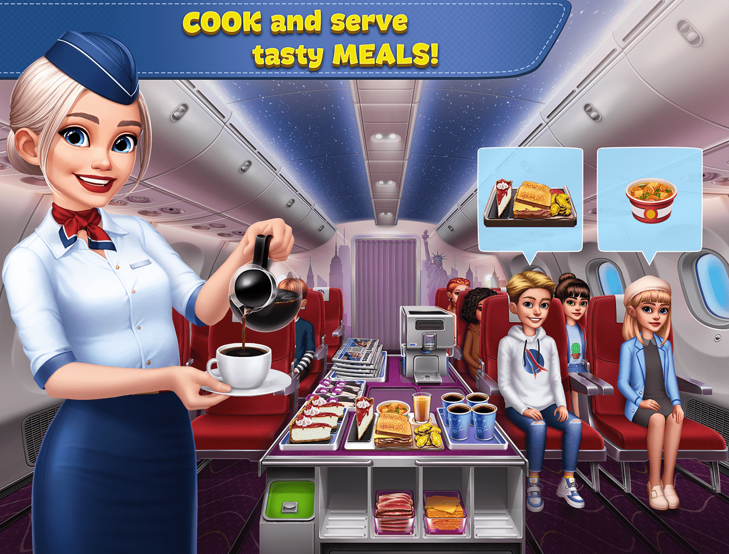 Airplane Chefs MOD APK Unlimited Money And Gems Unduh Gratis Pembaruan Terbaru 2024