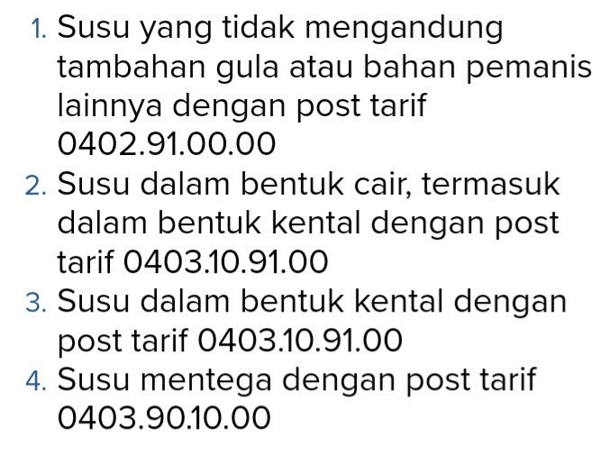 Susu Selandia Baru-Australia Bebas Pajak Masuk RI, Ini Aturannya