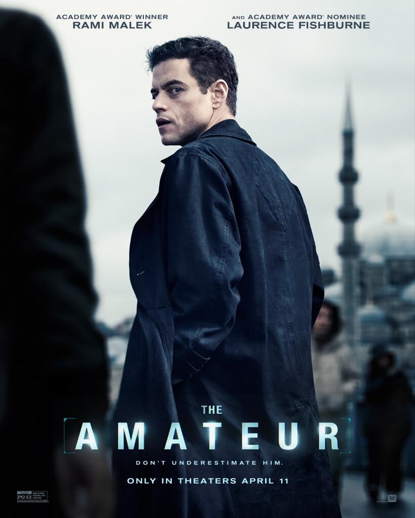 The Amateur (2025) | Rami Malek, Jon Bernthal, Laurence Fishburne.