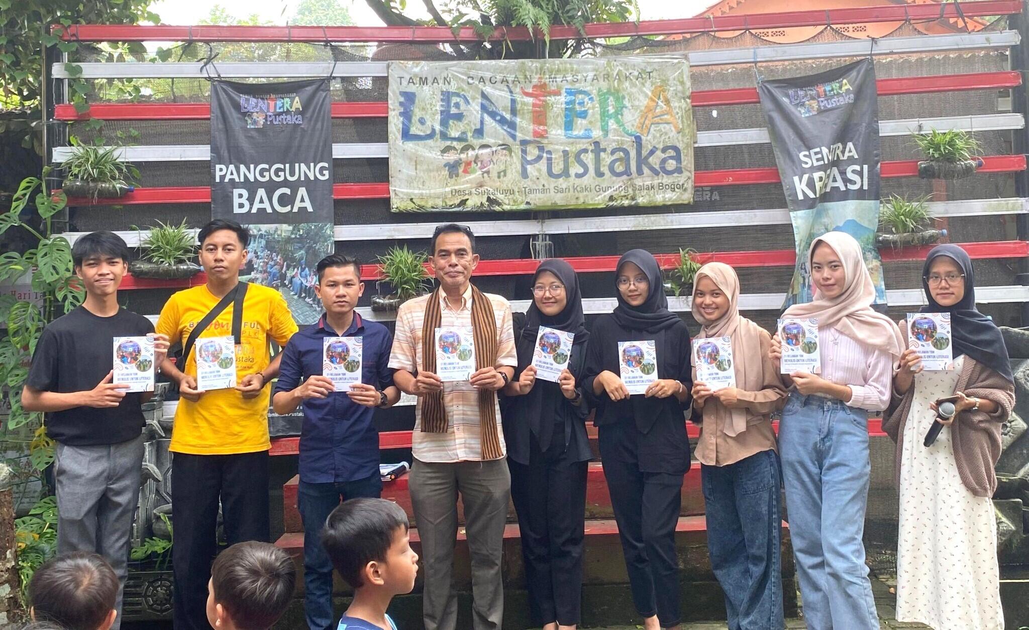 31 Relawan TBM Lentera Pustaka Ekspresikan Kisah Nyata dalam Buku Penggerak Literasi