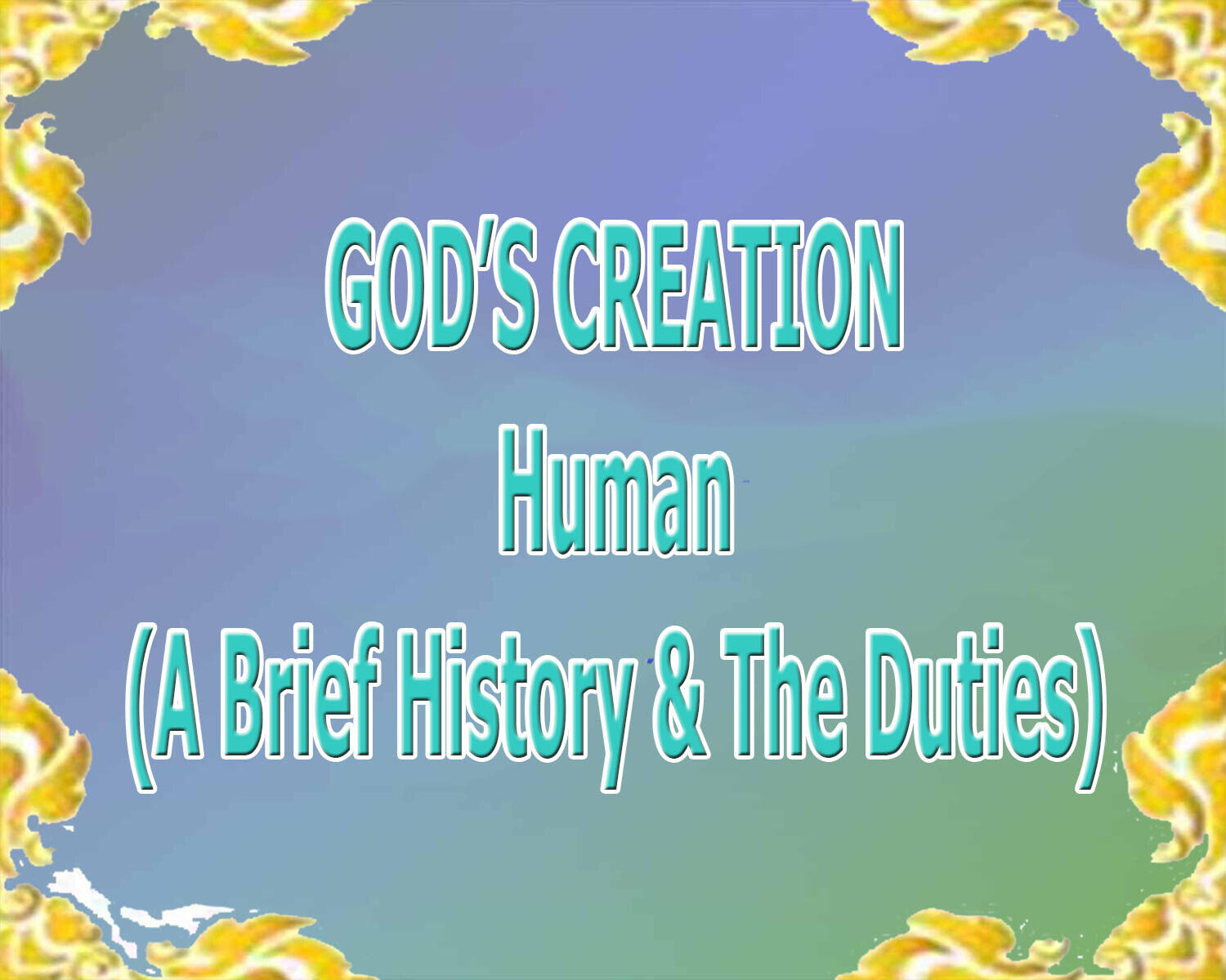 (Muhasabah 2.0) The 3 God's Creations yg Cerdas nan Diberi Tugas serta Riwayat2nya
