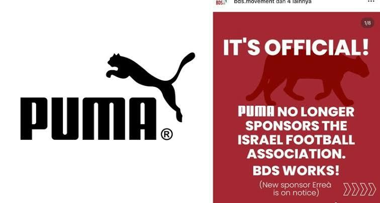 Akhirnya Jiper! Aksi Boikot makin Gencar, Puma pun Putuskan Kontak Timnas Israel