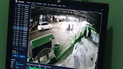 Rekaman CCTV yang Didapat Keluarga Siswa SMK Tewas Ditembak, Aipda R Sempoyongan