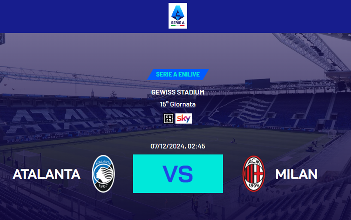 Prediksi Liga Italia Serie A 2024-25: Atalanta vs AC Milan