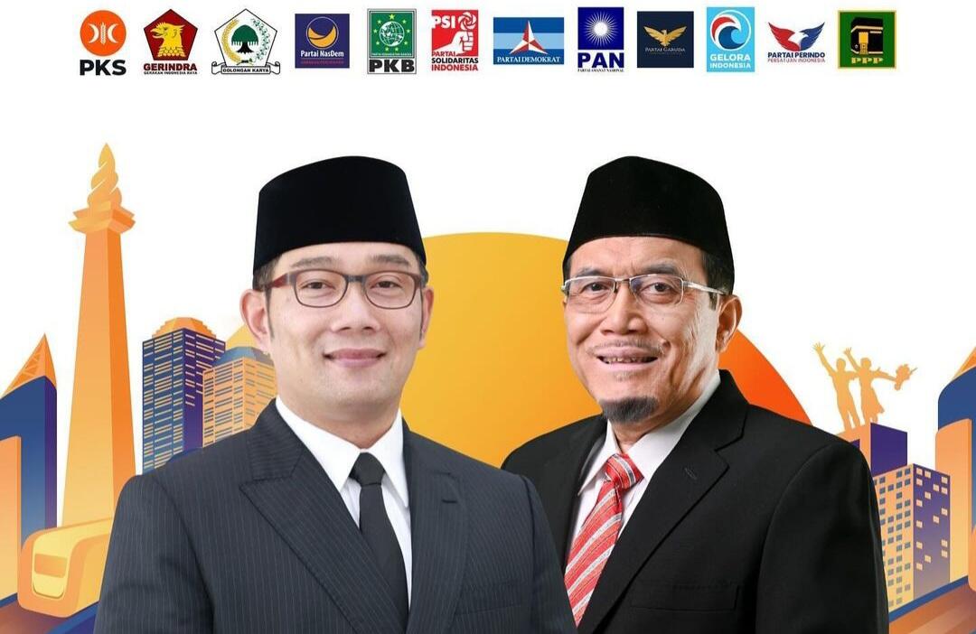 Rido Disokong Partai Segambreng, Kalah Sama Pram yang Didukung Anies Si Pengangguran