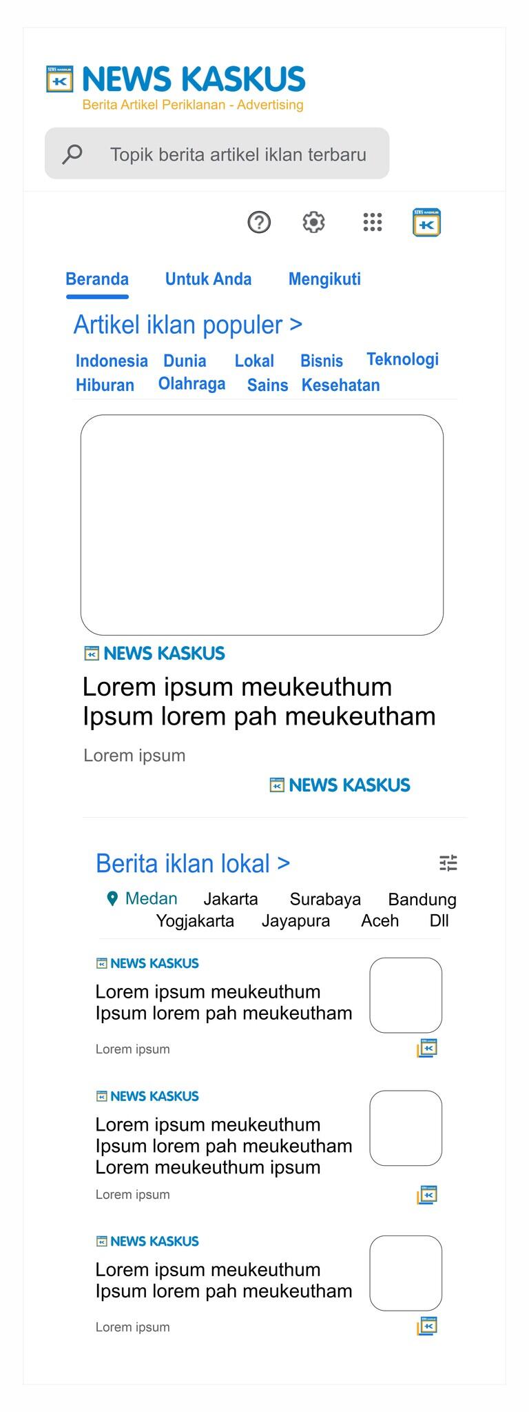 NEWS KASKUS: Jasa Periklanan dan Advertising Berita Artikel Iklan Tayang 24 Jam
