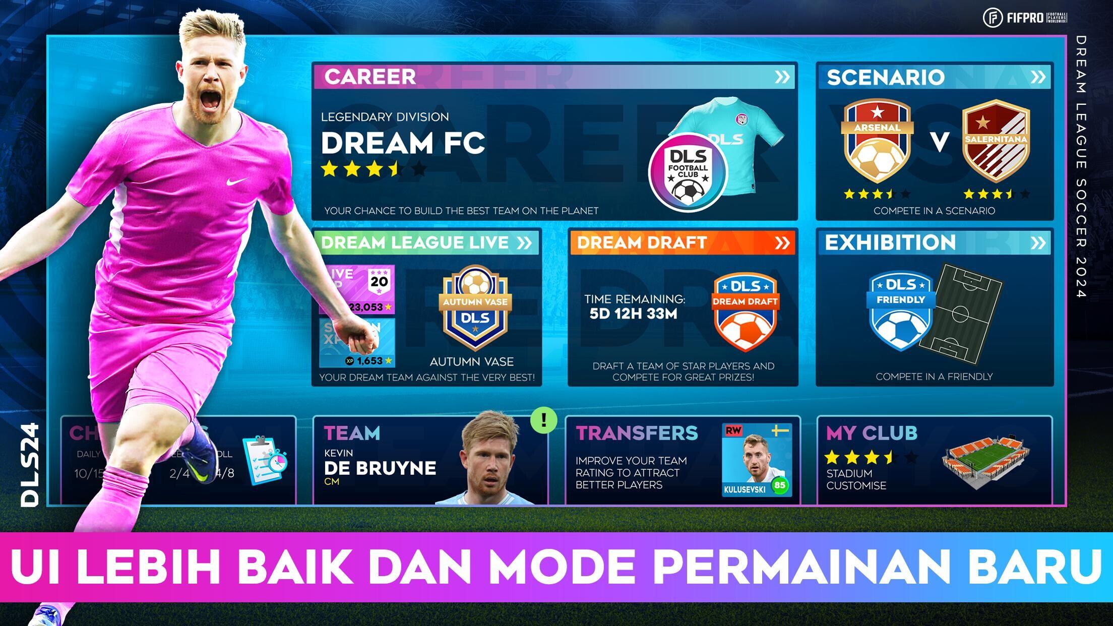 Dream League Soccer Mod APK Unlimited Money Unduh Gratis Untuk Android