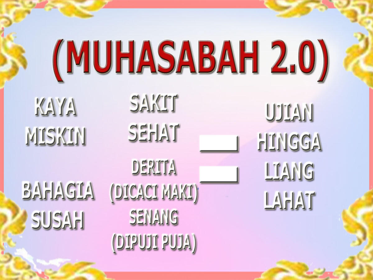 (Muhasabah Motivation) UJE : HIDUP ITU UJIAN & TERMINAL TRANSIT ONLY