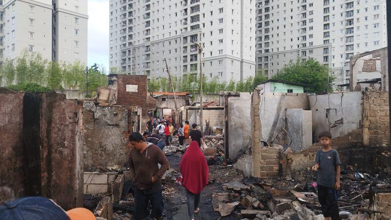 Kebakaran di Kemayoran, 200 Rumah Hangus Terbakar dan 1.800 Orang Mengungsi