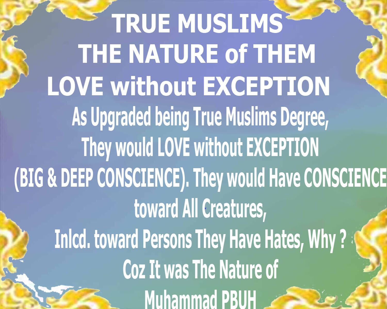 (Muhasabah 2.0) The True Muslims Natures upto Dzurriyat Nabi Natures/Personalities