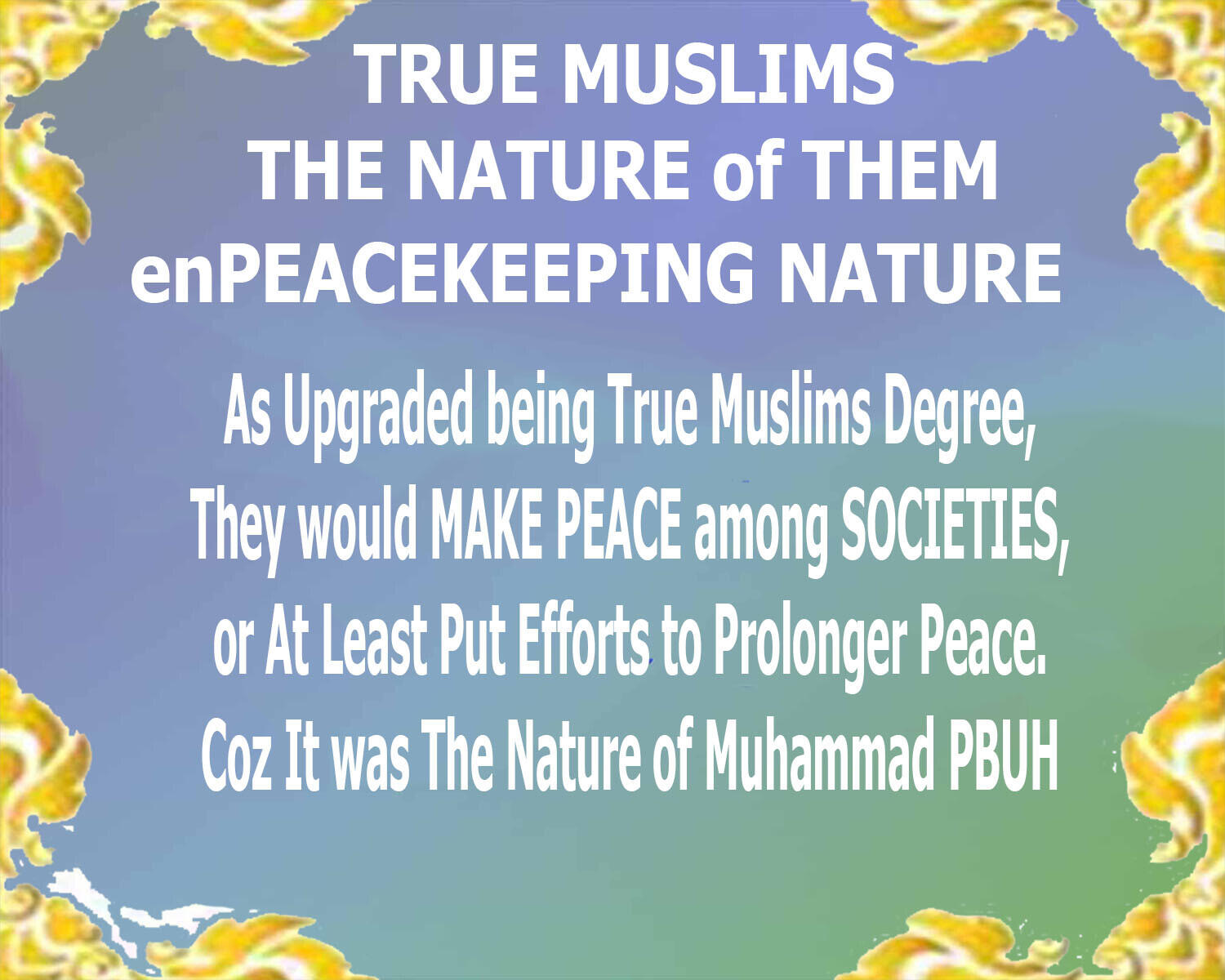 (Muhasabah 2.0) The True Muslims Natures upto Dzurriyat Nabi Natures/Personalities