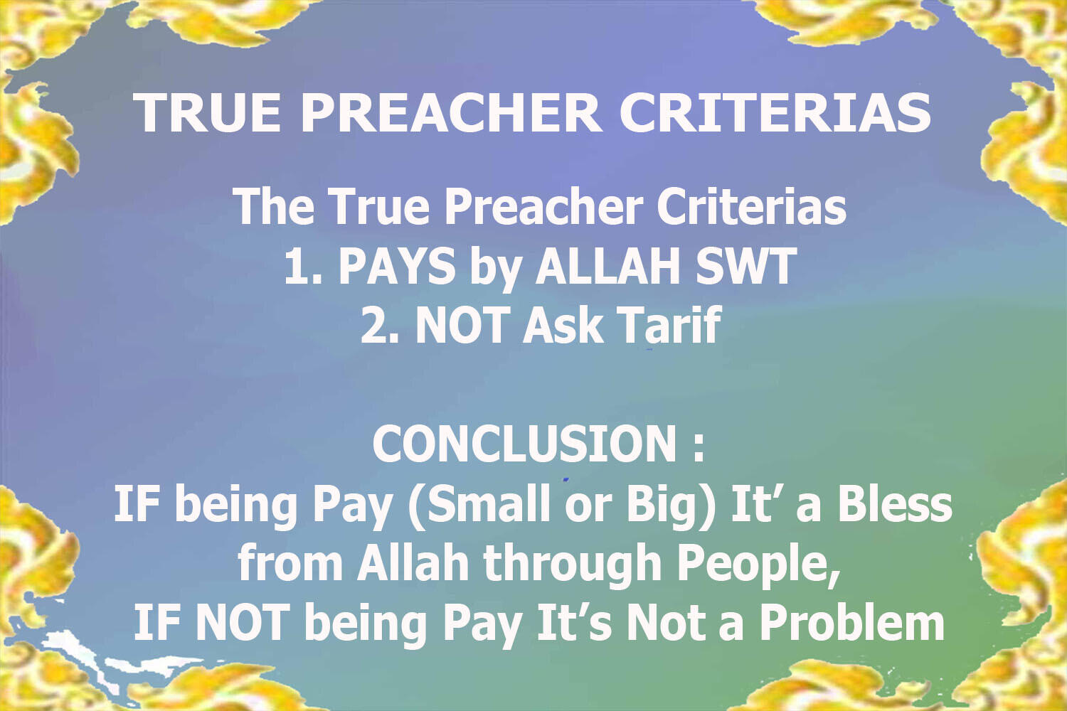 (Muhasabah 2.0) The True Muslims Natures upto Dzurriyat Nabi Natures/Personalities