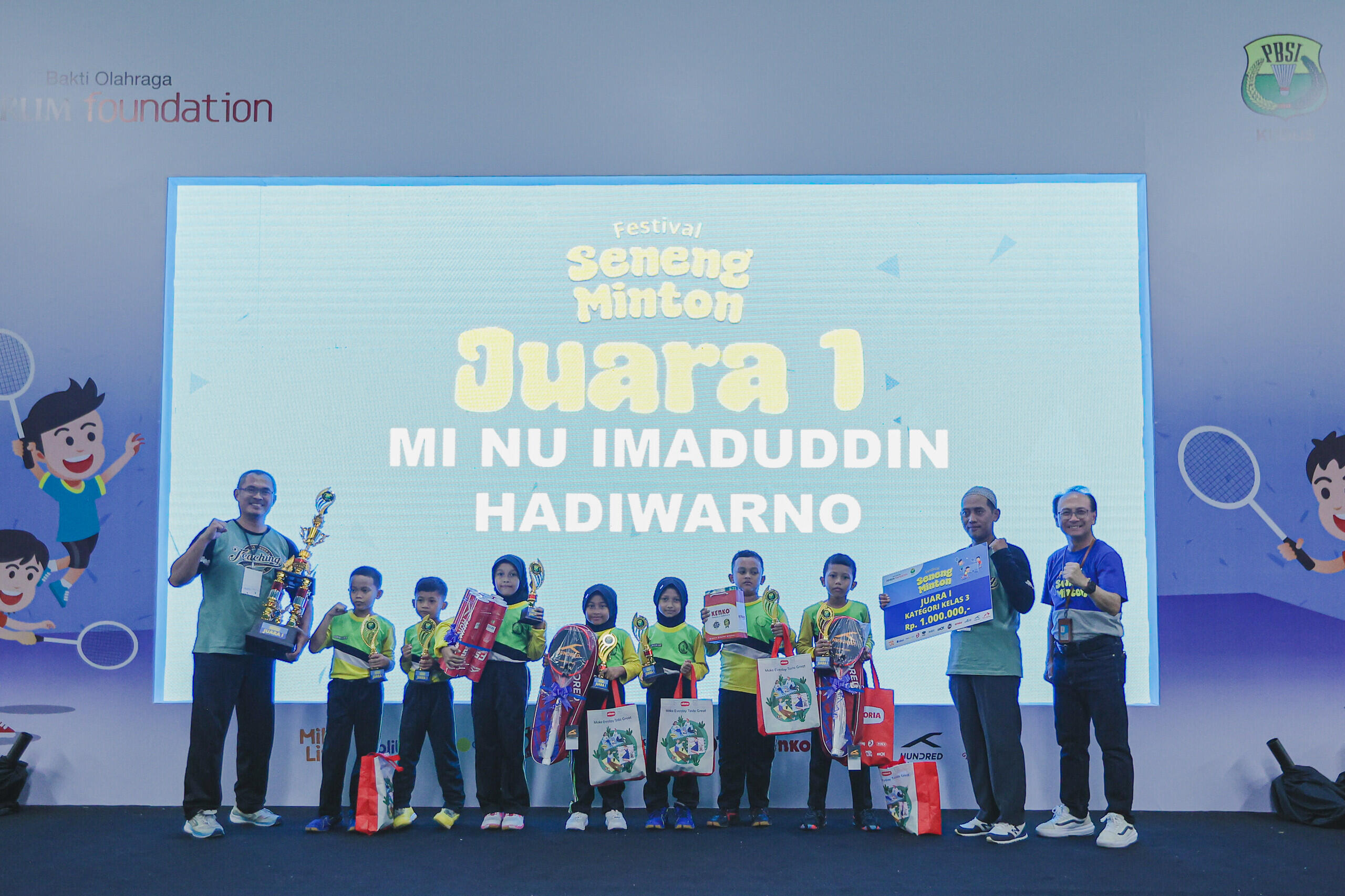 Menumbuhkan Kecintaan Bulu Tangkis Usia Dini di Festival SenengMinton Seri 2