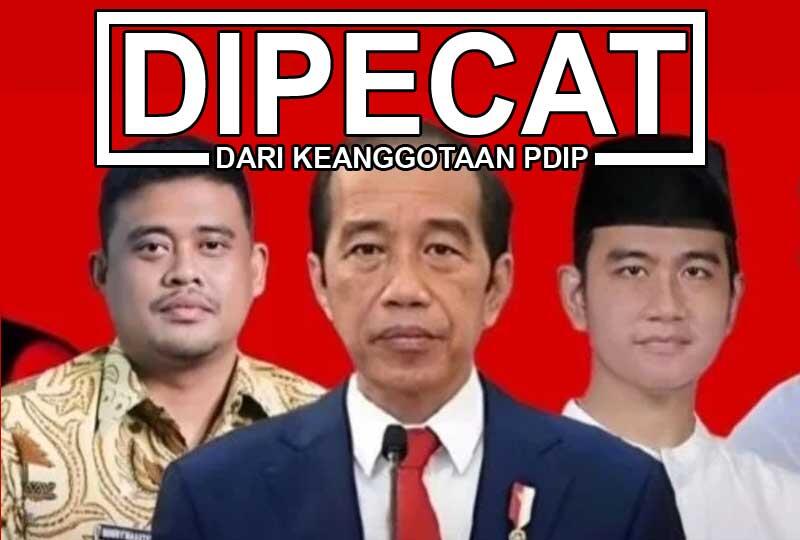 HOT: PDIP Resmi Tendang Jokowi, Gibran dan Bobby dari Keanggotaan Partai