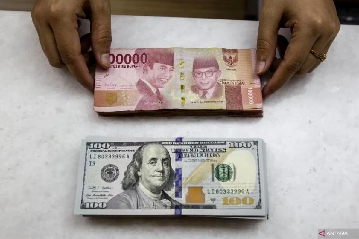 Rupiah hari ini menguat jadi Rp16.085 per dolar AS