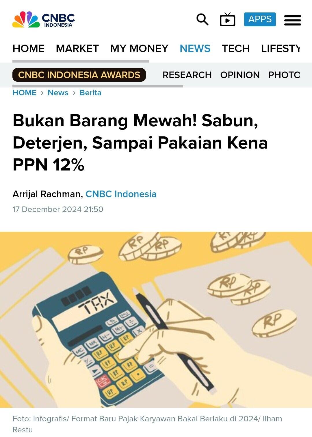 Prabowo: Sabun Termasuk Barang Mewah