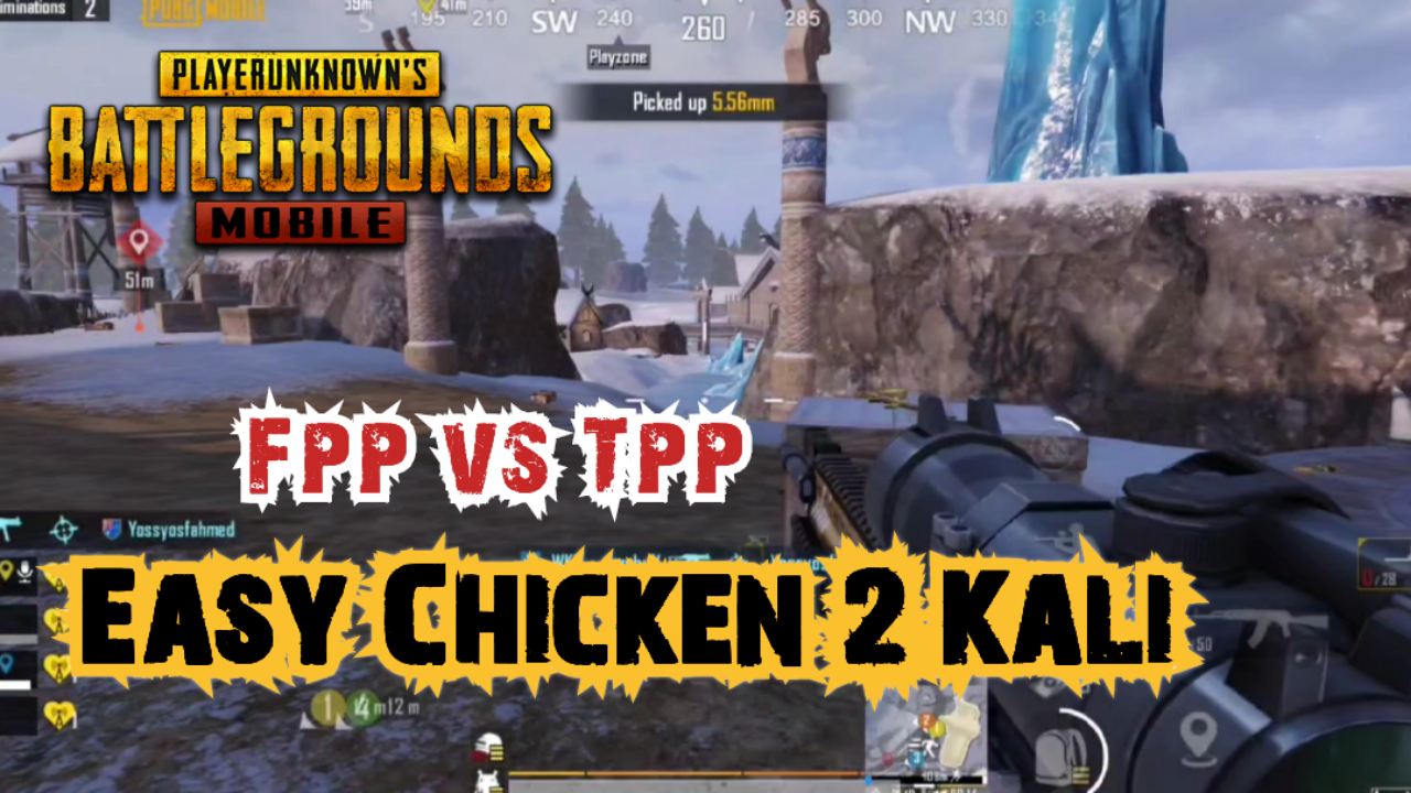 (Video) &#91;FPP vs TPP&#93; Easy Chicken 2 Kali - PUBG Mobile