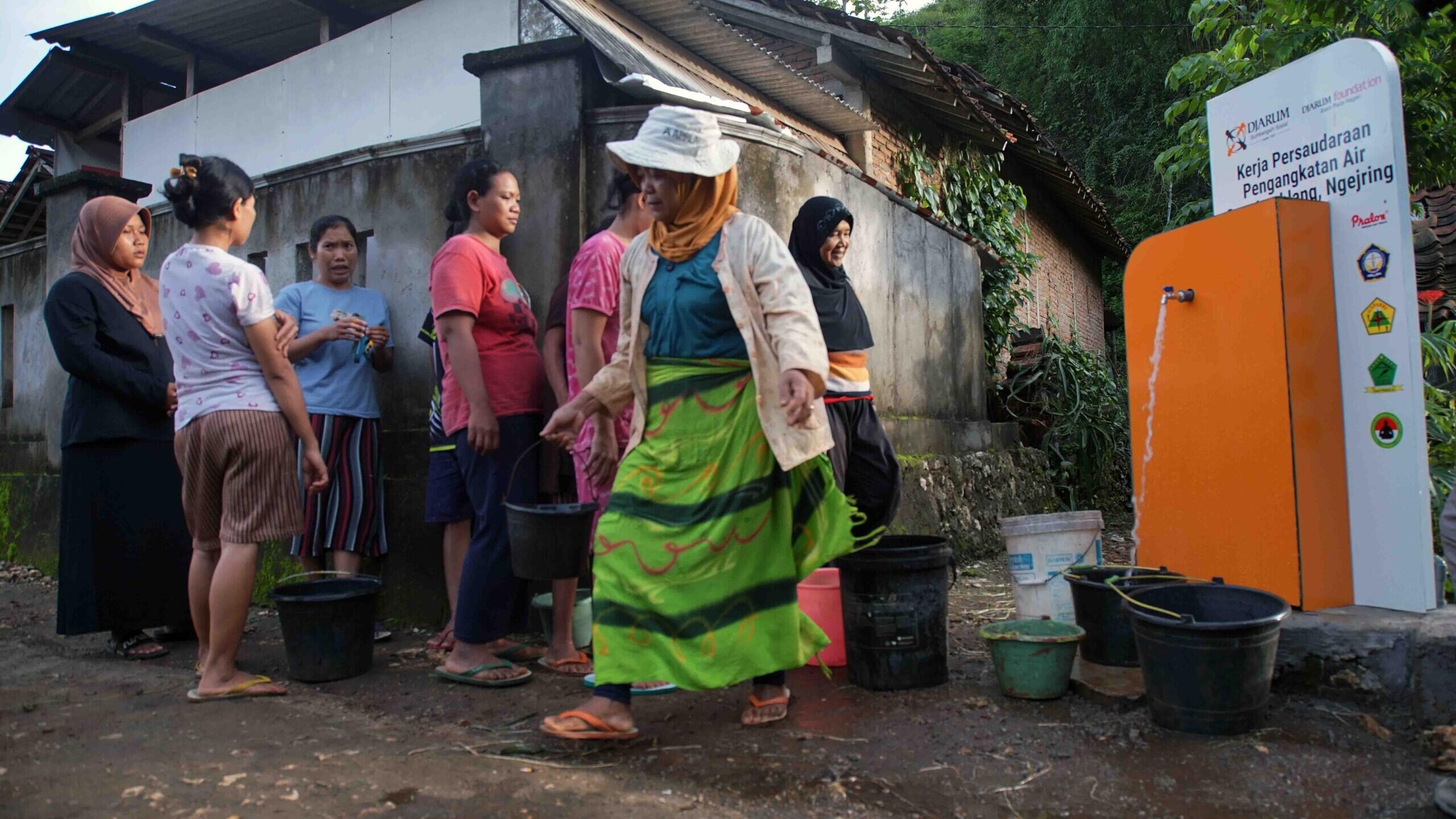 Djarum Sumbangsih Sosial Menambah Jaringan Distribusi Air Bersih Goa Jomblang