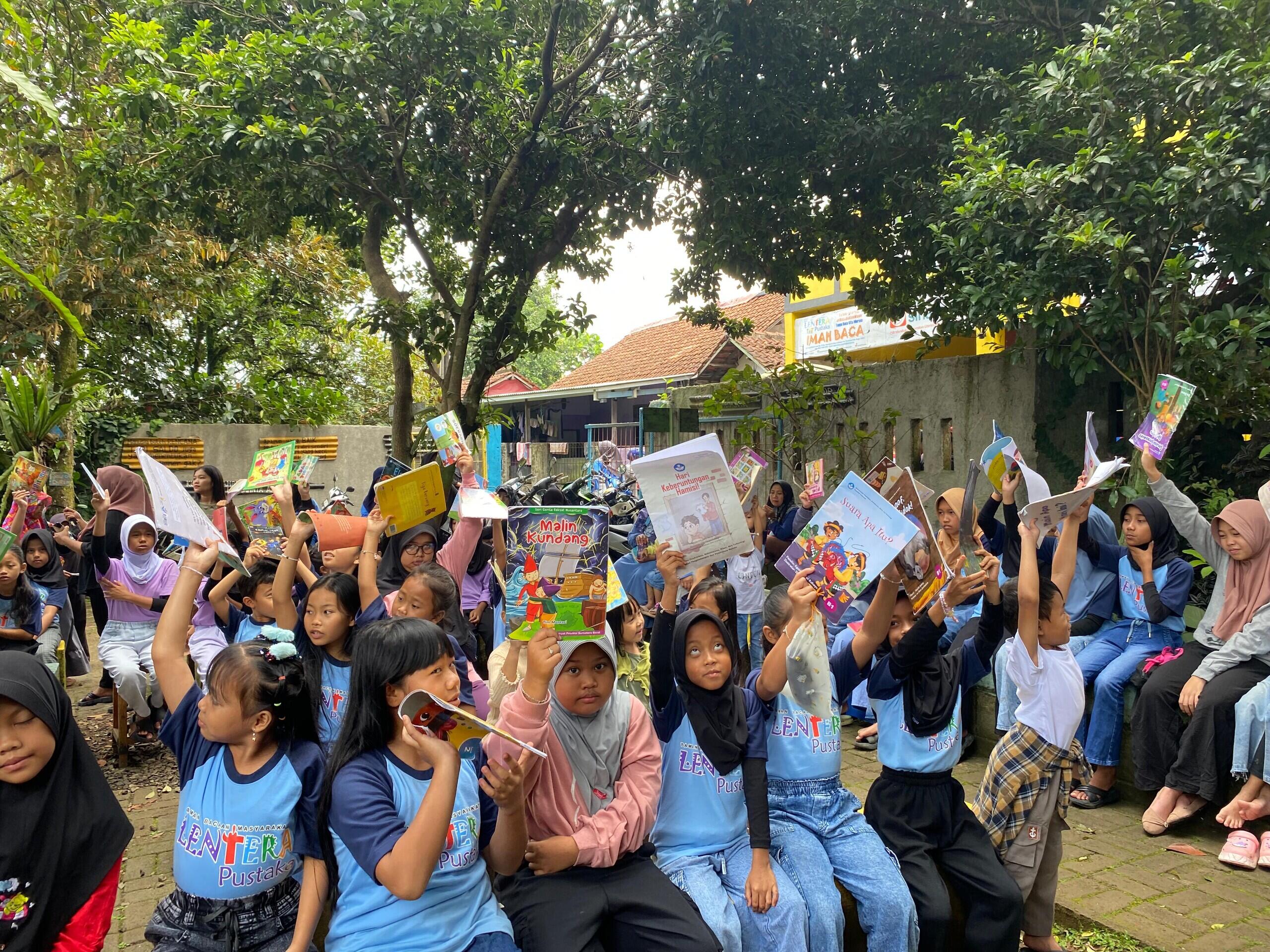Taman Bacaan di Bogor Latih Singkirkan Egoisme Anak