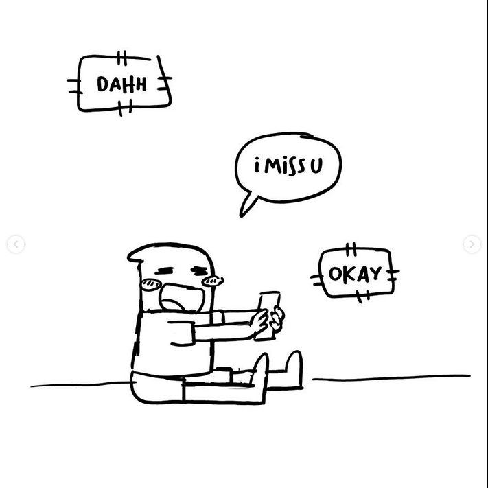 Kirain uda ga mau temenan lagi