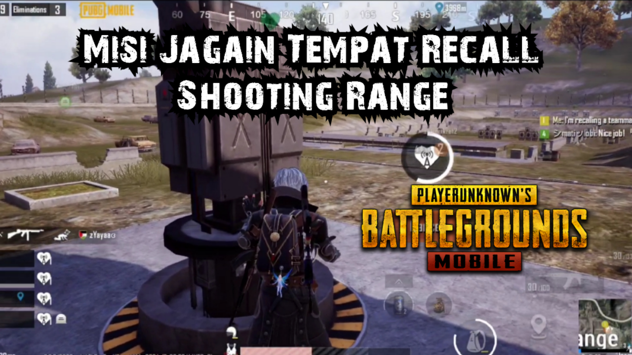 &#91;Video&#93; Misi Jagain Tempat Recall Shooting Range - PUBG Mobile