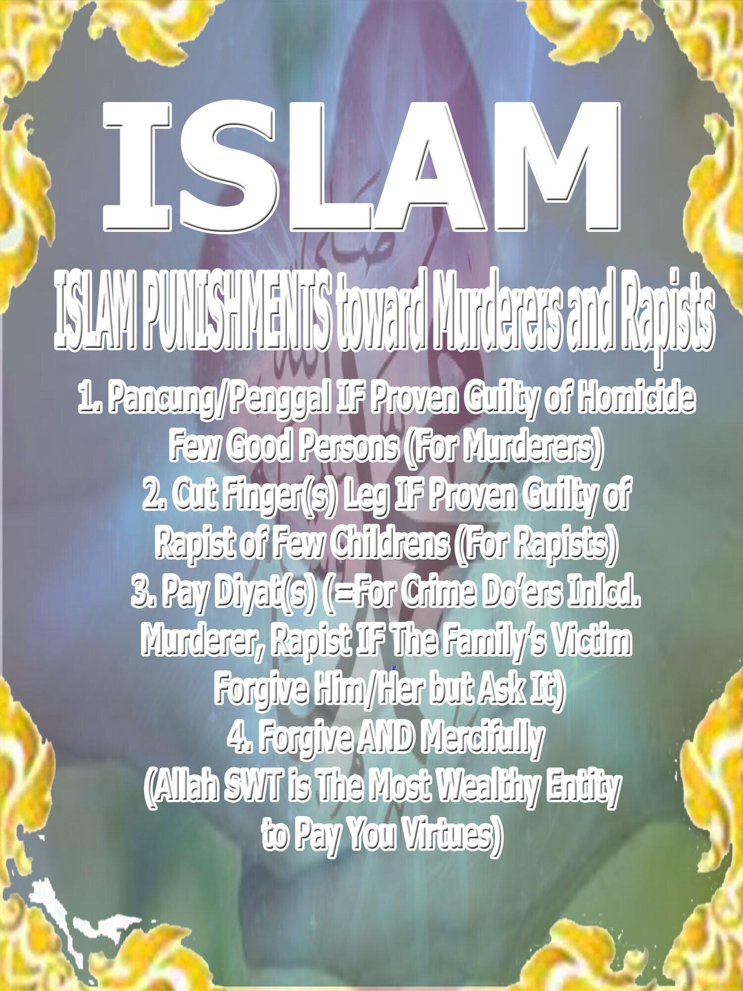 (Muhasabah 2.0) The NOT EQUAL to : MODERATE NOT EQUAL to STUPID PUNISHMENT