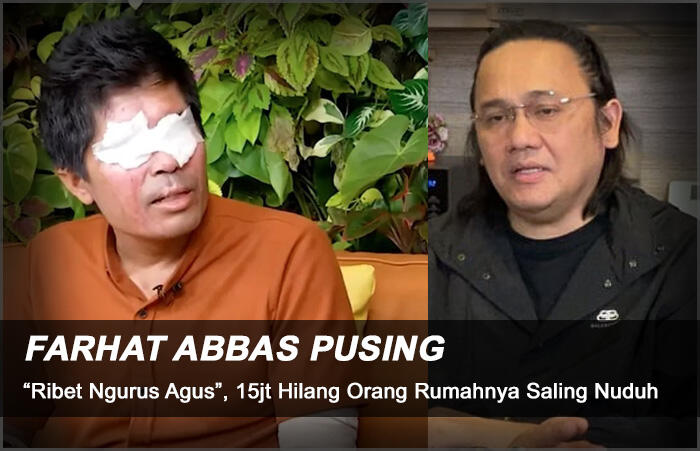 NGAKAK AKHIR TAHUN - Agus Ngeluh 15jt Hilang, Farhat Abbas: Ribetnya Urus Orang Buta!