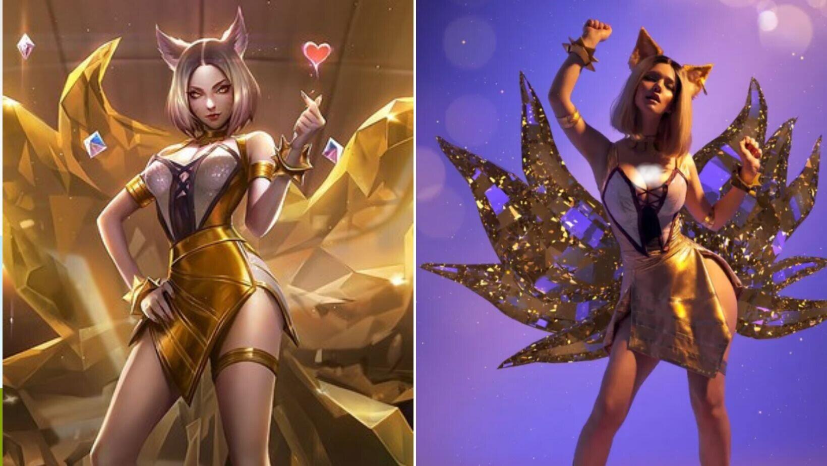 &#91;WOW&#93; Cosplay Ahri League of Legends Versi Super Hot Ini Bikin Mata Nggak Berkedip!