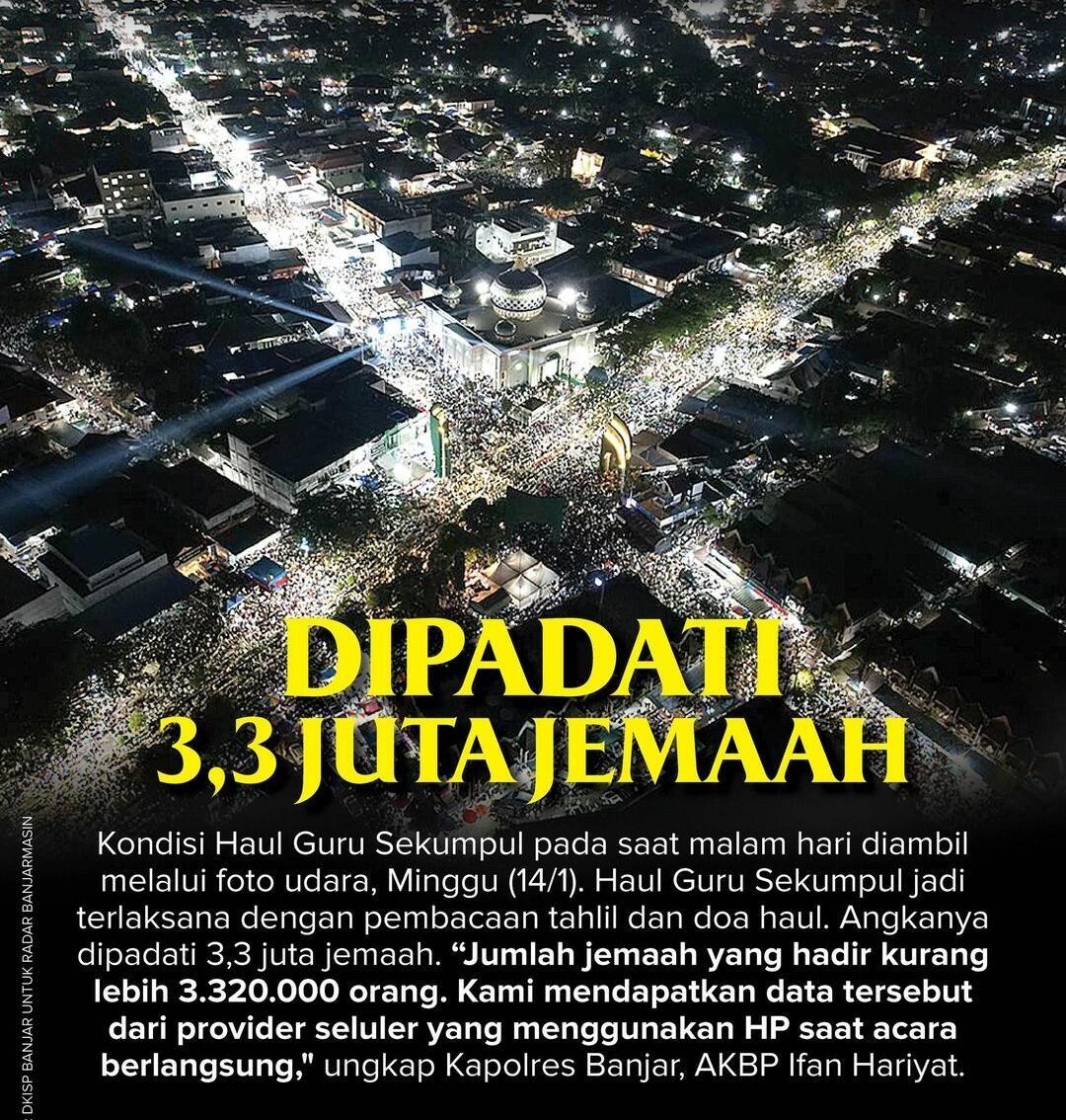 Perhatian! Ini Tata Tertib bagi Relawan Haul Ke-20 Abah Guru Sekumpul