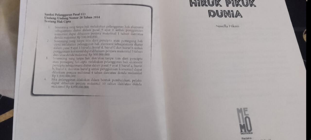 Hiruk Pikuk dunia