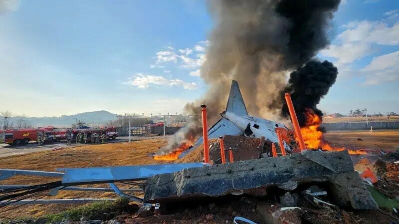 Ngeri! Kecelakaan Pesawat Jeju Air, Dilaporkan Sebanyak 179 Orang Tewas